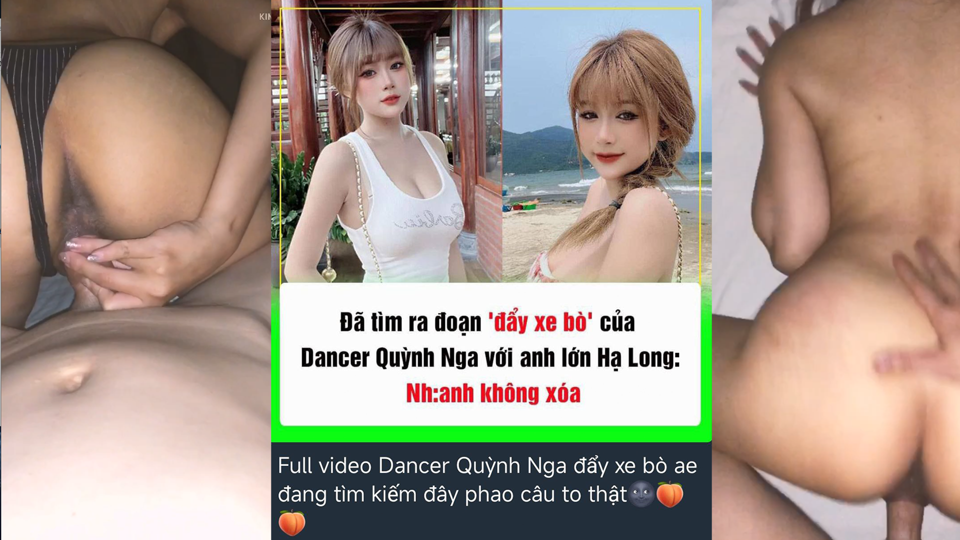 Full video Dancer Quỳnh Nga đẩy xe bò ae đang tìm kiếm đây, phao câu to thật 😂
